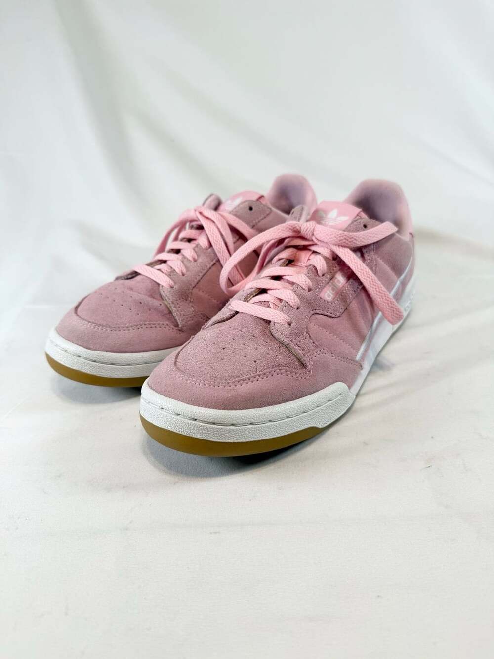 Adidas Continental 80 Size 9 True Pink Suede Sneakers Balletcore Coquette Preppy